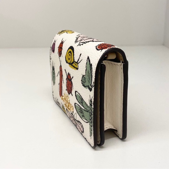 Coach Mini Wallet On A Chain With Creature Print # CR373 - Picture 8 of 12